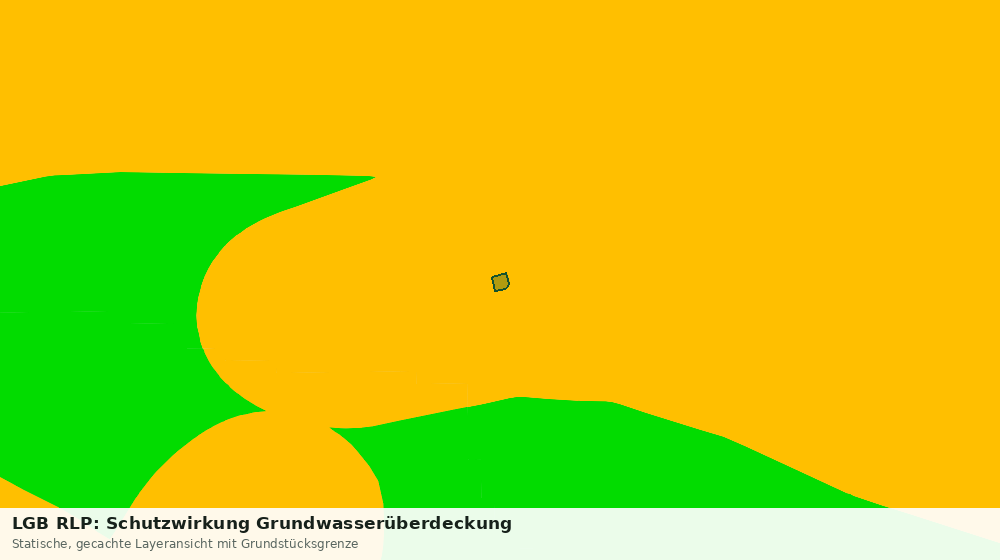 Statische Kartenansicht: LGB RLP: Schutzwirkung Grundwasserüberdeckung