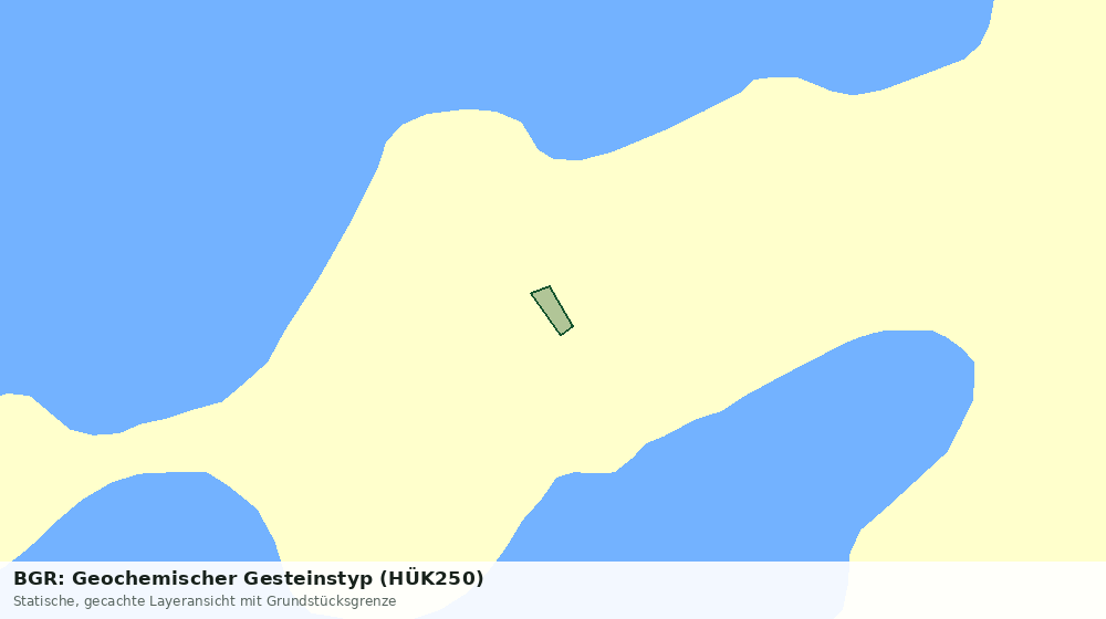 Statische Kartenansicht: BGR: Geochemischer Gesteinstyp (HÜK250)