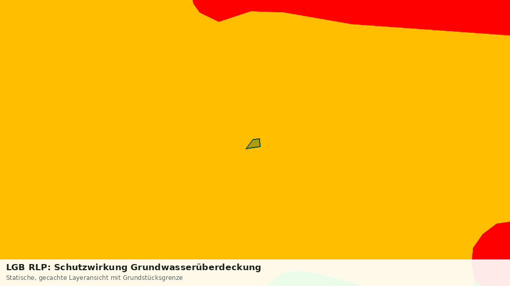 Statische Kartenansicht: LGB RLP: Schutzwirkung Grundwasserüberdeckung