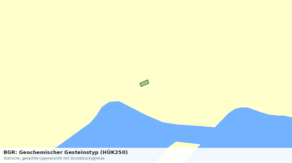 Statische Kartenansicht: BGR: Geochemischer Gesteinstyp (HÜK250)