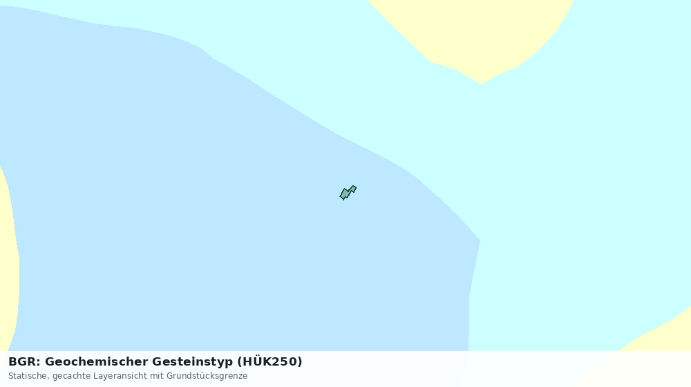 Statische Kartenansicht: BGR: Geochemischer Gesteinstyp (HÜK250)