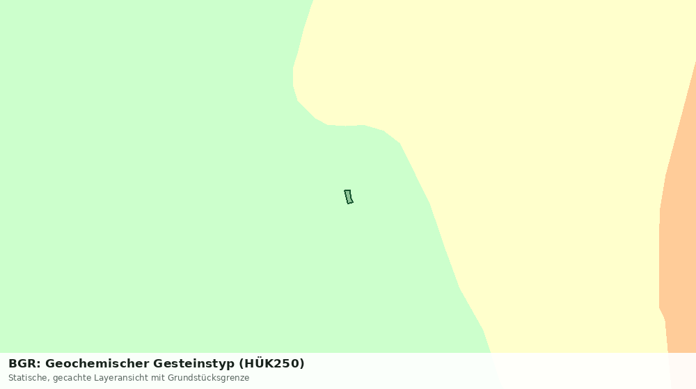 Statische Kartenansicht: BGR: Geochemischer Gesteinstyp (HÜK250)