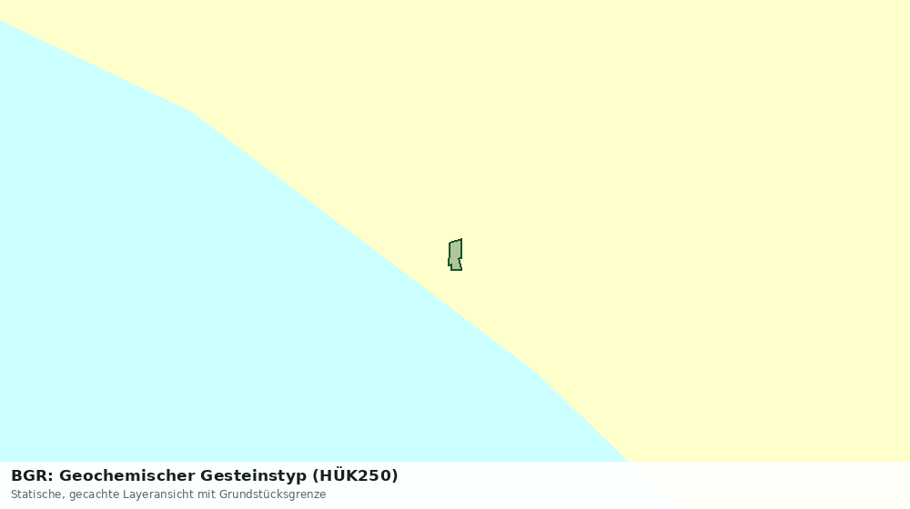 Statische Kartenansicht: BGR: Geochemischer Gesteinstyp (HÜK250)
