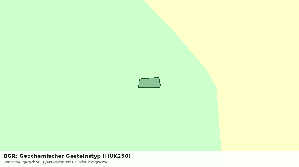 Statische Kartenansicht: BGR: Geochemischer Gesteinstyp (HÜK250)