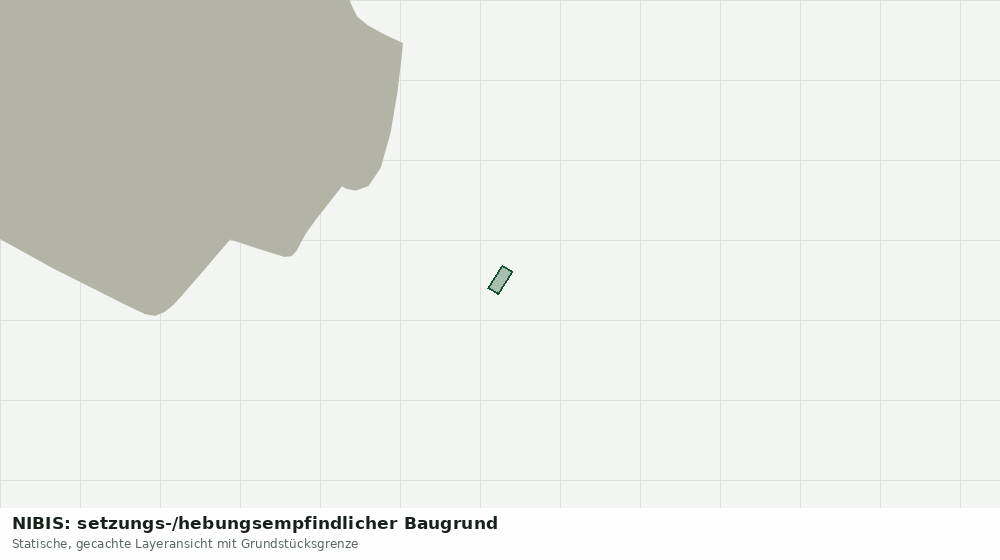 Statische Kartenansicht: NIBIS: setzungs-/hebungsempfindlicher Baugrund