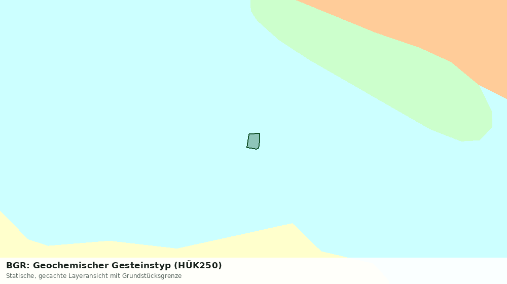 Statische Kartenansicht: BGR: Geochemischer Gesteinstyp (HÜK250)