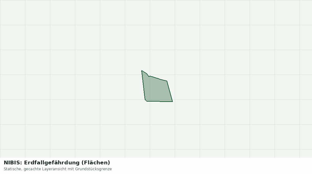 Statische Kartenansicht: NIBIS: Erdfallgefährdung (Flächen)