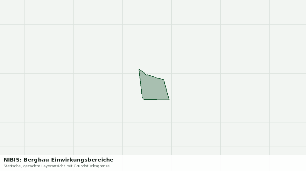 Statische Kartenansicht: NIBIS: Bergbau-Einwirkungsbereiche