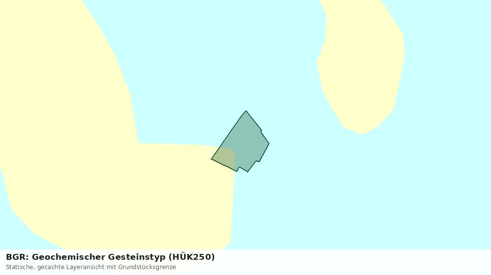 Statische Kartenansicht: BGR: Geochemischer Gesteinstyp (HÜK250)