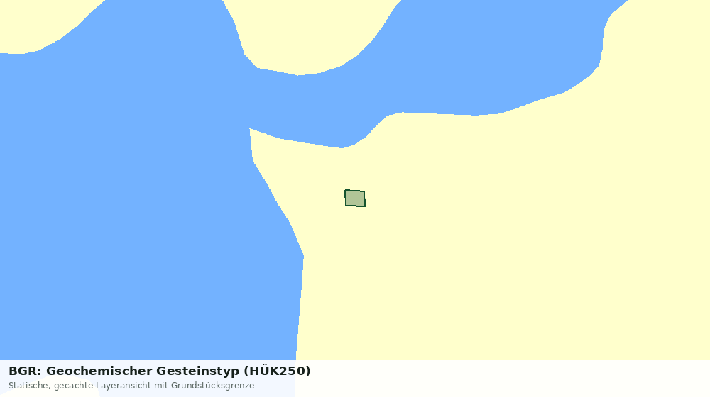 Statische Kartenansicht: BGR: Geochemischer Gesteinstyp (HÜK250)