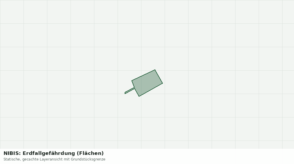 Statische Kartenansicht: NIBIS: Erdfallgefährdung (Flächen)