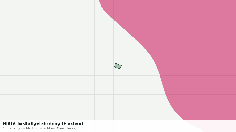 Statische Kartenansicht: NIBIS: Erdfallgefährdung (Flächen)