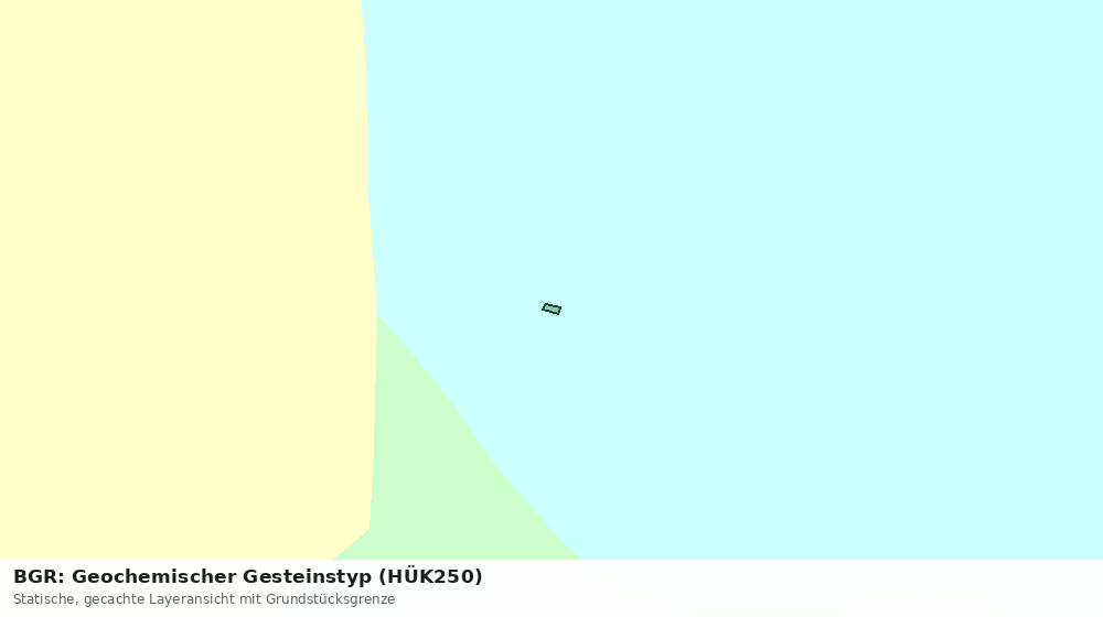Statische Kartenansicht: BGR: Geochemischer Gesteinstyp (HÜK250)