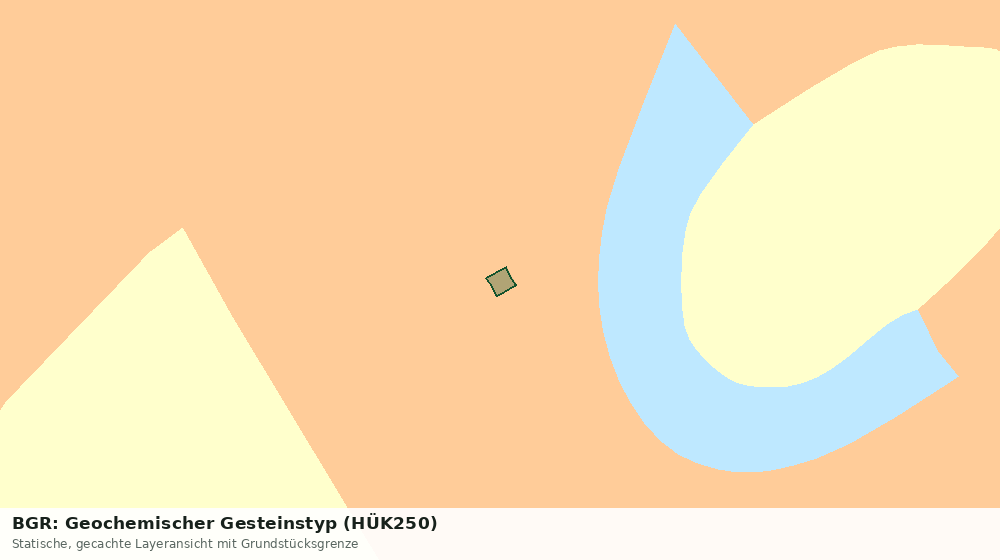 Statische Kartenansicht: BGR: Geochemischer Gesteinstyp (HÜK250)