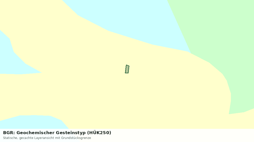 Statische Kartenansicht: BGR: Geochemischer Gesteinstyp (HÜK250)