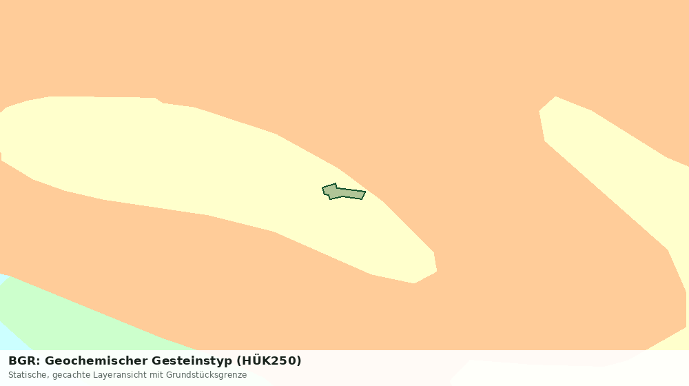 Statische Kartenansicht: BGR: Geochemischer Gesteinstyp (HÜK250)