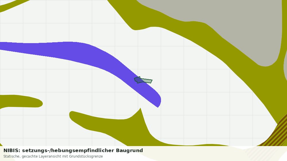 Statische Kartenansicht: NIBIS: setzungs-/hebungsempfindlicher Baugrund