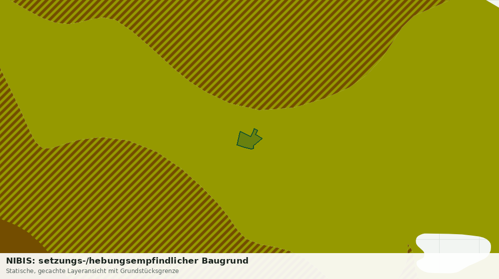 Statische Kartenansicht: NIBIS: setzungs-/hebungsempfindlicher Baugrund