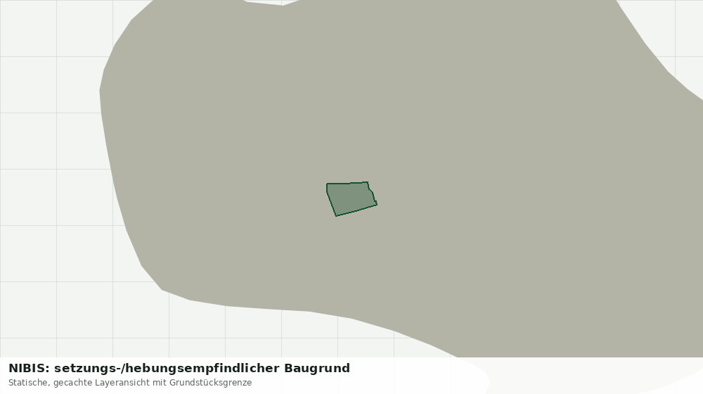 Statische Kartenansicht: NIBIS: setzungs-/hebungsempfindlicher Baugrund