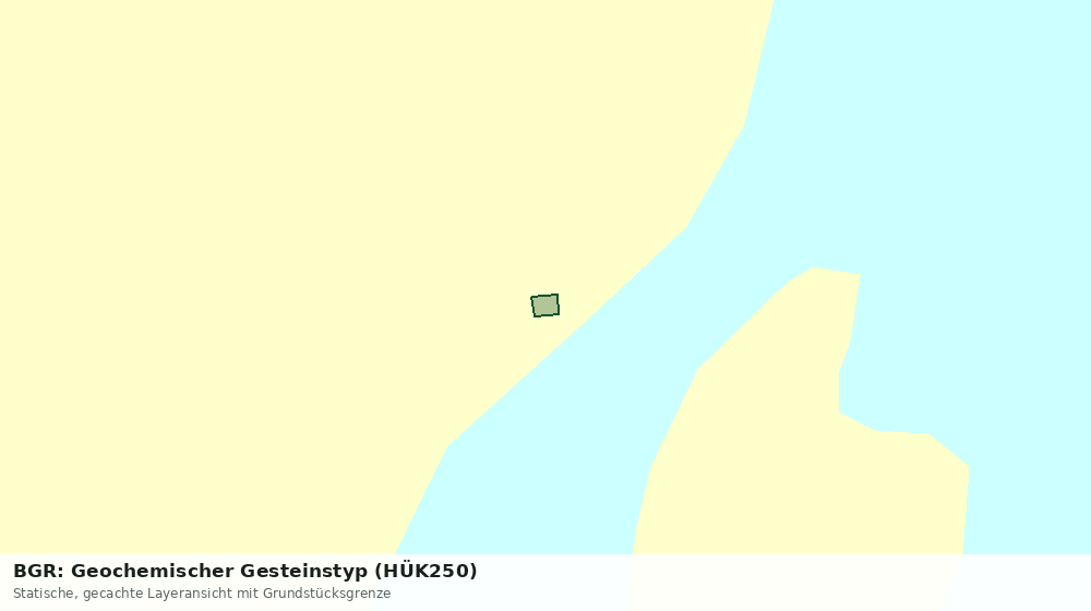 Statische Kartenansicht: BGR: Geochemischer Gesteinstyp (HÜK250)