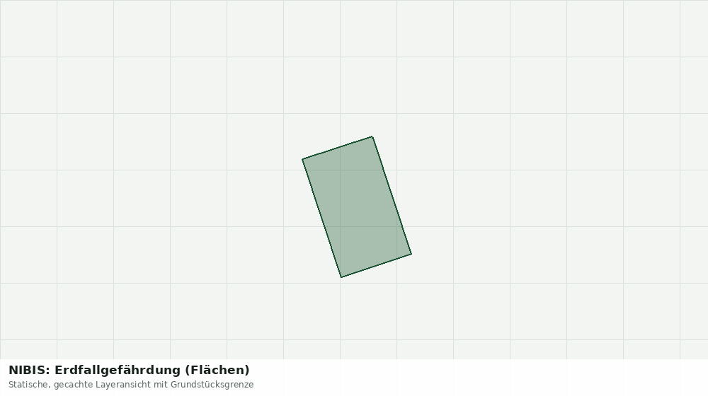 Statische Kartenansicht: NIBIS: Erdfallgefährdung (Flächen)