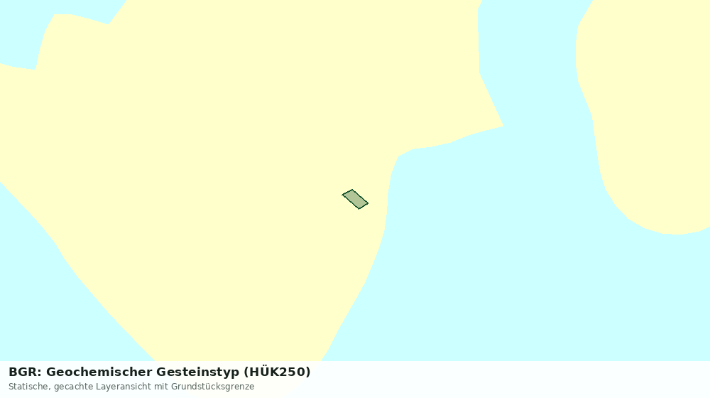 Statische Kartenansicht: BGR: Geochemischer Gesteinstyp (HÜK250)