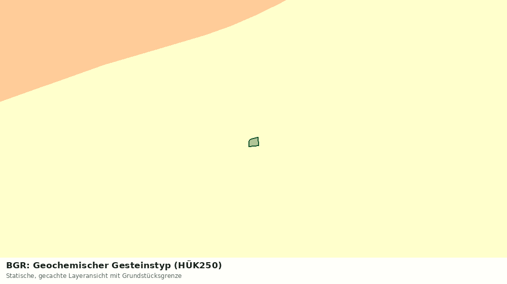 Statische Kartenansicht: BGR: Geochemischer Gesteinstyp (HÜK250)