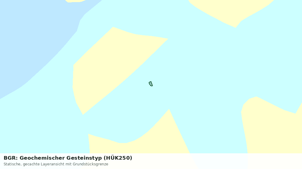 Statische Kartenansicht: BGR: Geochemischer Gesteinstyp (HÜK250)