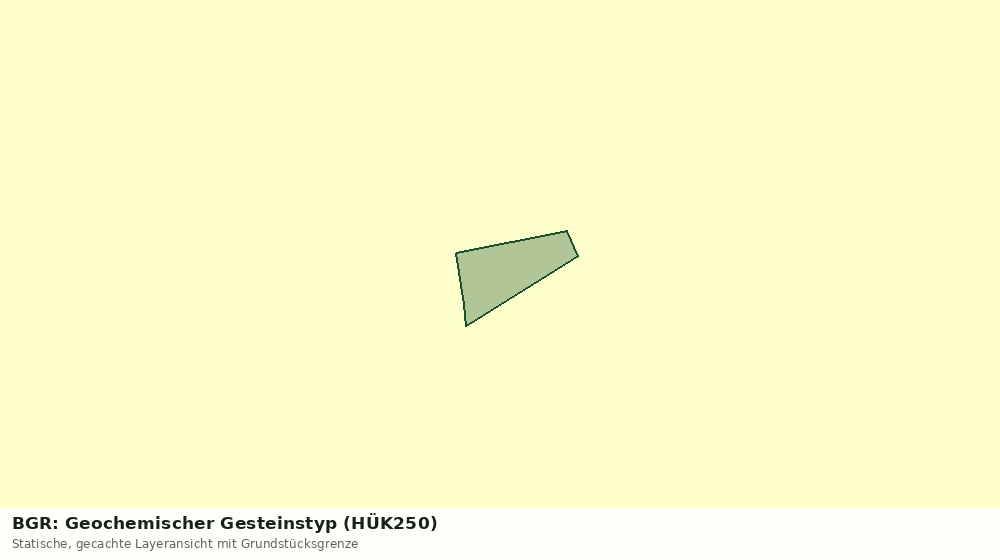Statische Kartenansicht: BGR: Geochemischer Gesteinstyp (HÜK250)
