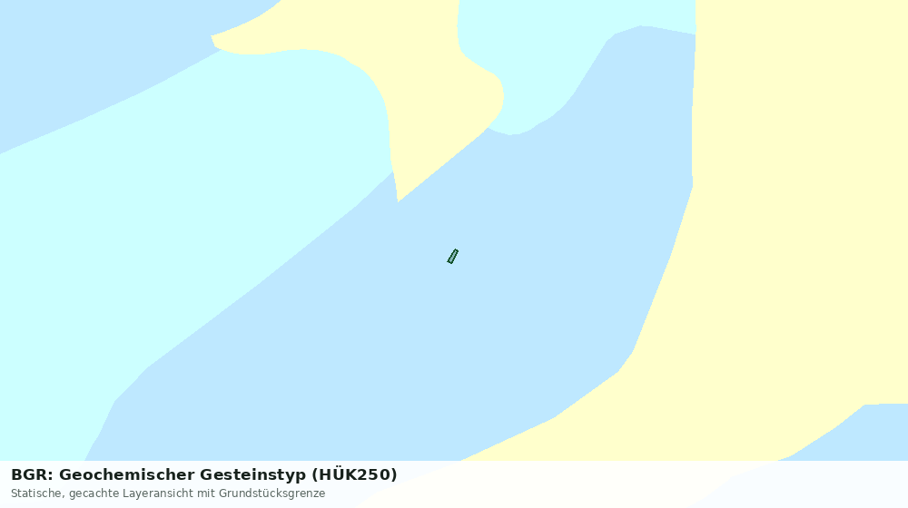 Statische Kartenansicht: BGR: Geochemischer Gesteinstyp (HÜK250)