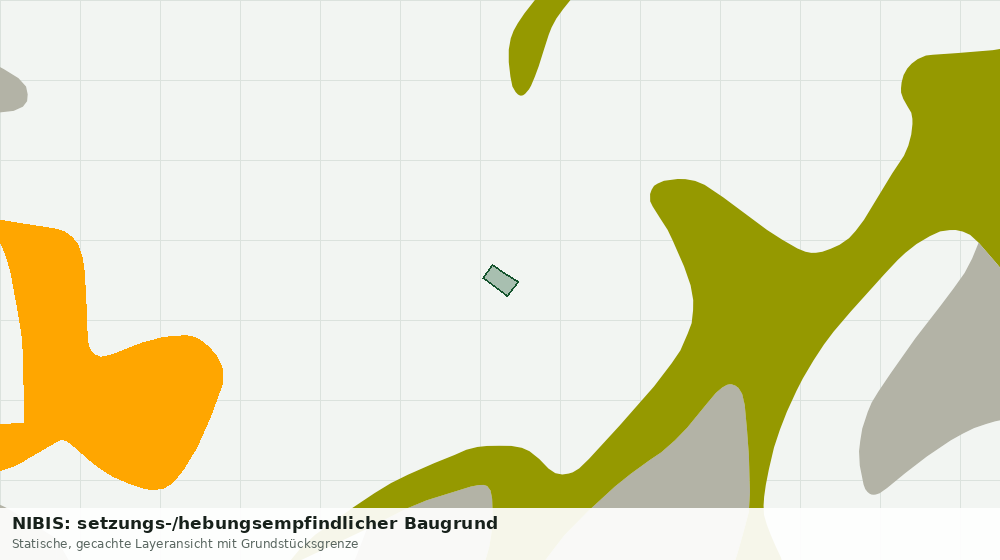 Statische Kartenansicht: NIBIS: setzungs-/hebungsempfindlicher Baugrund