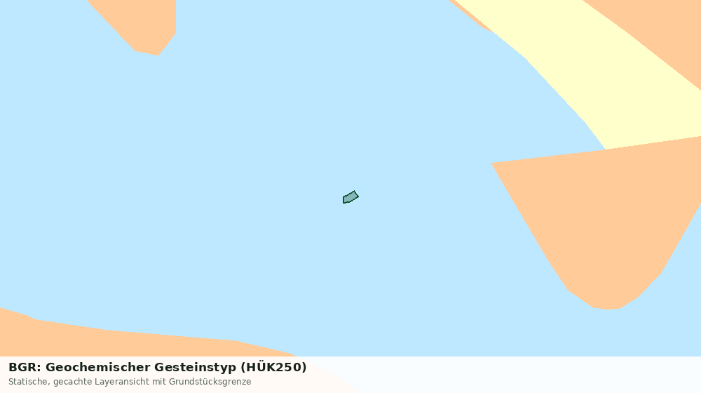 Statische Kartenansicht: BGR: Geochemischer Gesteinstyp (HÜK250)
