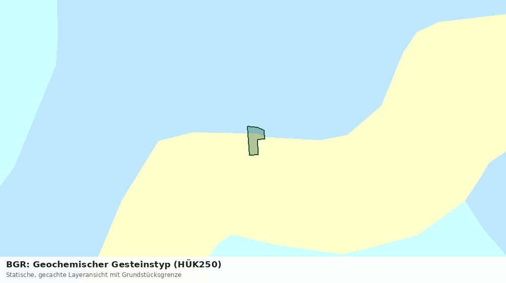 Statische Kartenansicht: BGR: Geochemischer Gesteinstyp (HÜK250)