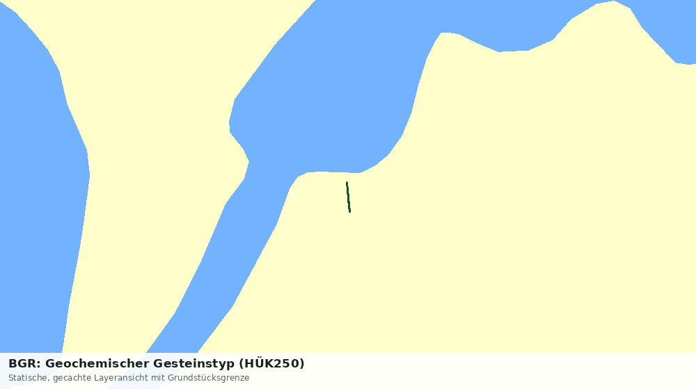 Statische Kartenansicht: BGR: Geochemischer Gesteinstyp (HÜK250)
