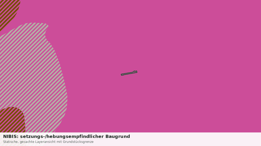 Statische Kartenansicht: NIBIS: setzungs-/hebungsempfindlicher Baugrund