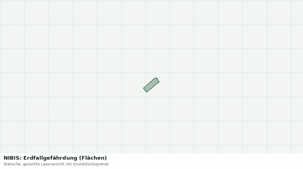 Statische Kartenansicht: NIBIS: Erdfallgefährdung (Flächen)