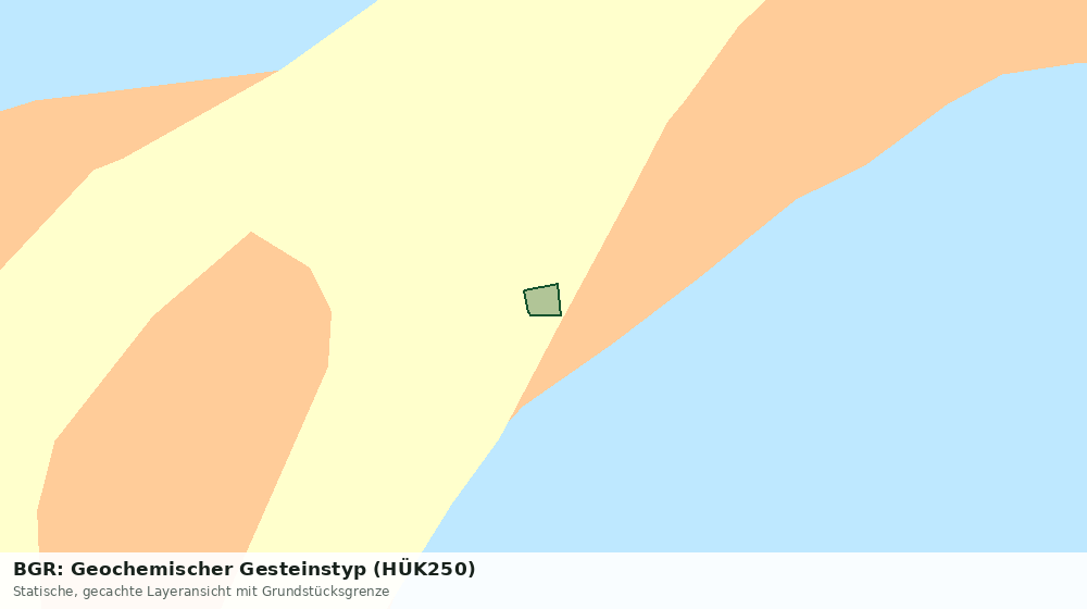 Statische Kartenansicht: BGR: Geochemischer Gesteinstyp (HÜK250)