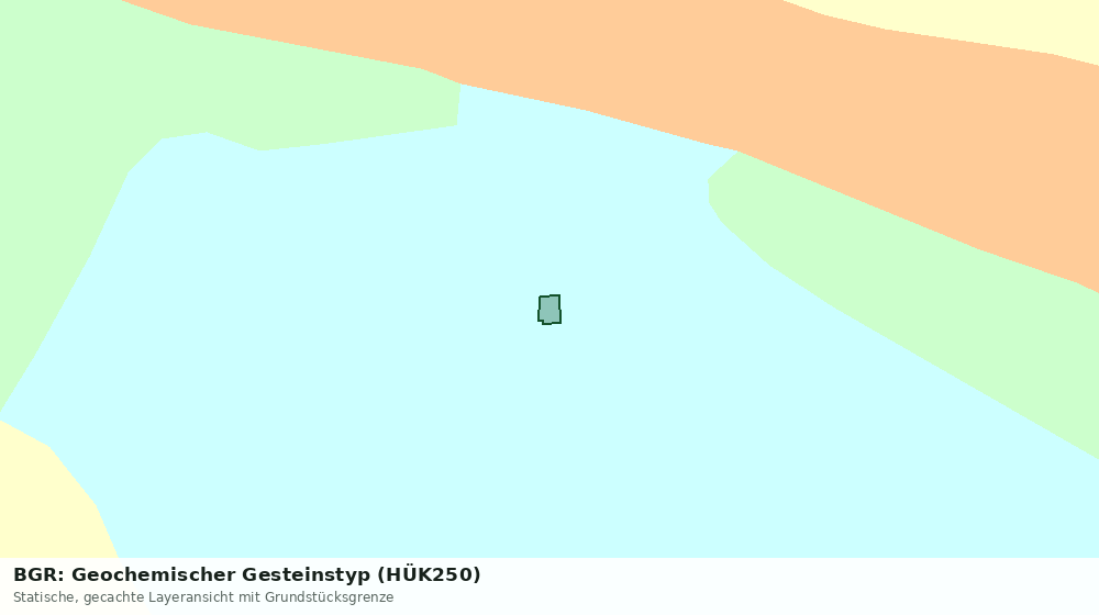 Statische Kartenansicht: BGR: Geochemischer Gesteinstyp (HÜK250)