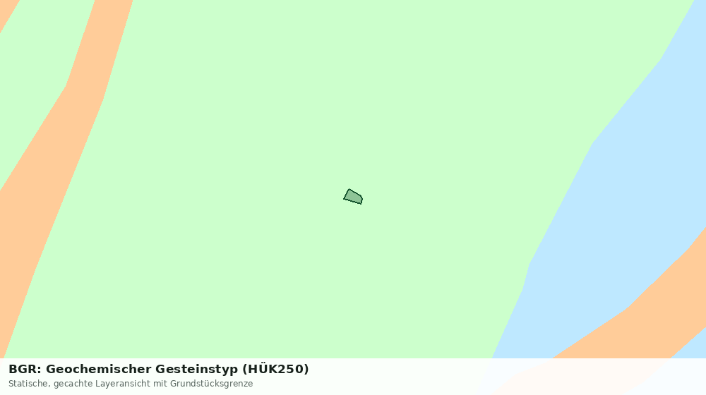 Statische Kartenansicht: BGR: Geochemischer Gesteinstyp (HÜK250)