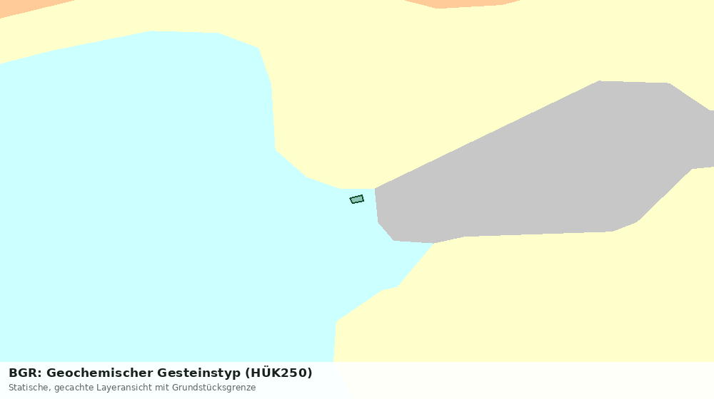 Statische Kartenansicht: BGR: Geochemischer Gesteinstyp (HÜK250)