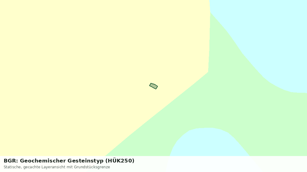Statische Kartenansicht: BGR: Geochemischer Gesteinstyp (HÜK250)