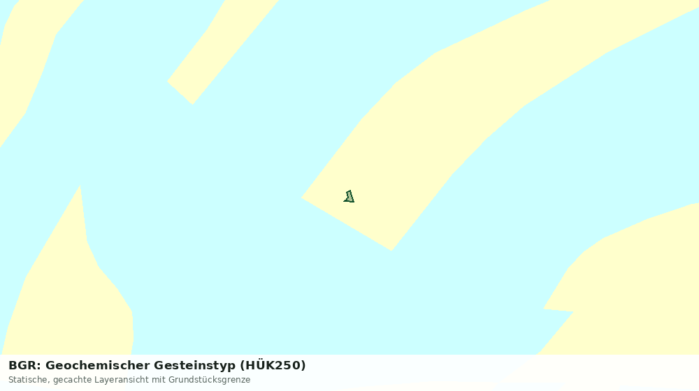 Statische Kartenansicht: BGR: Geochemischer Gesteinstyp (HÜK250)