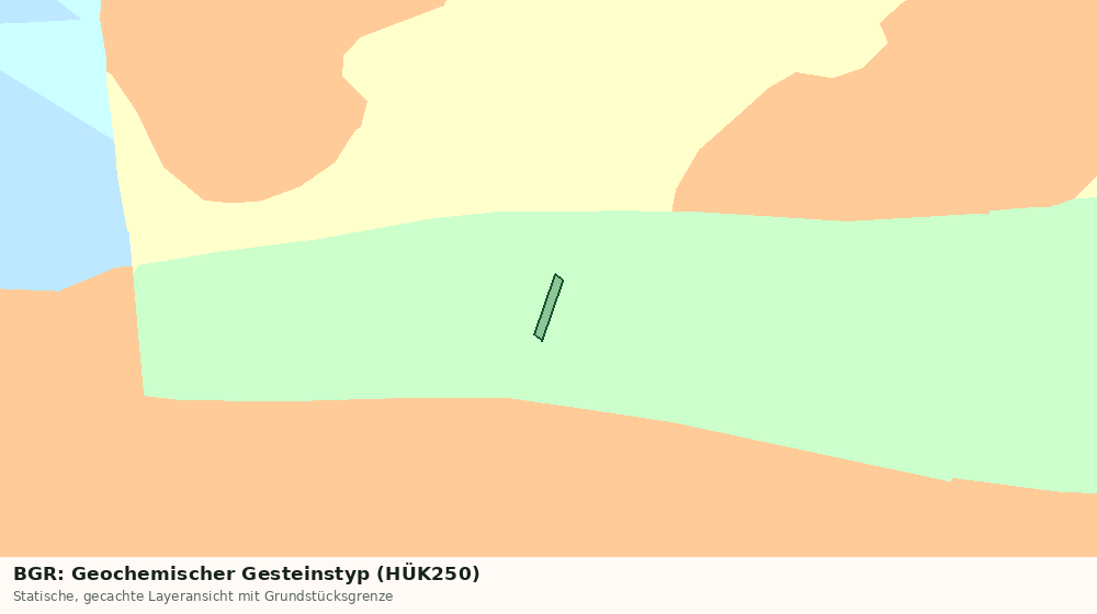 Statische Kartenansicht: BGR: Geochemischer Gesteinstyp (HÜK250)
