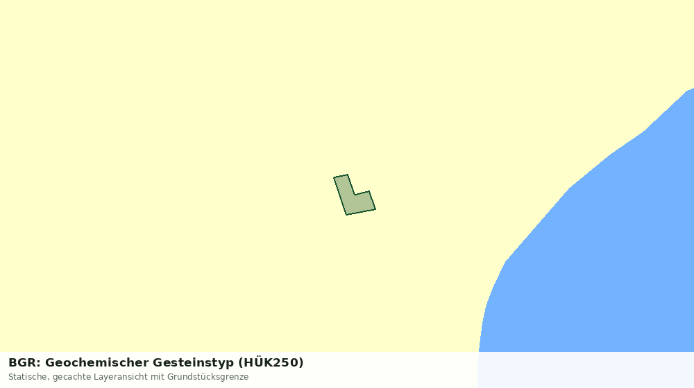 Statische Kartenansicht: BGR: Geochemischer Gesteinstyp (HÜK250)