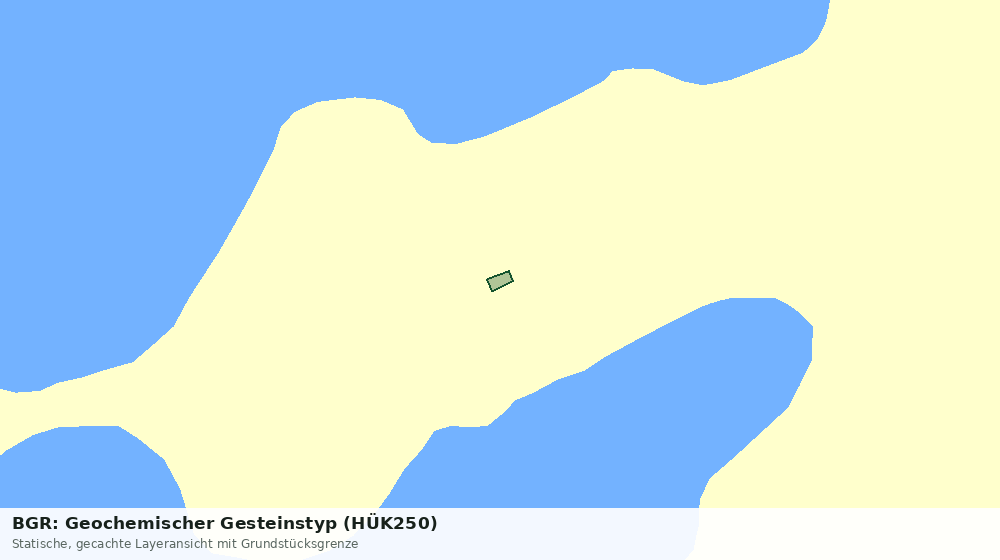 Statische Kartenansicht: BGR: Geochemischer Gesteinstyp (HÜK250)