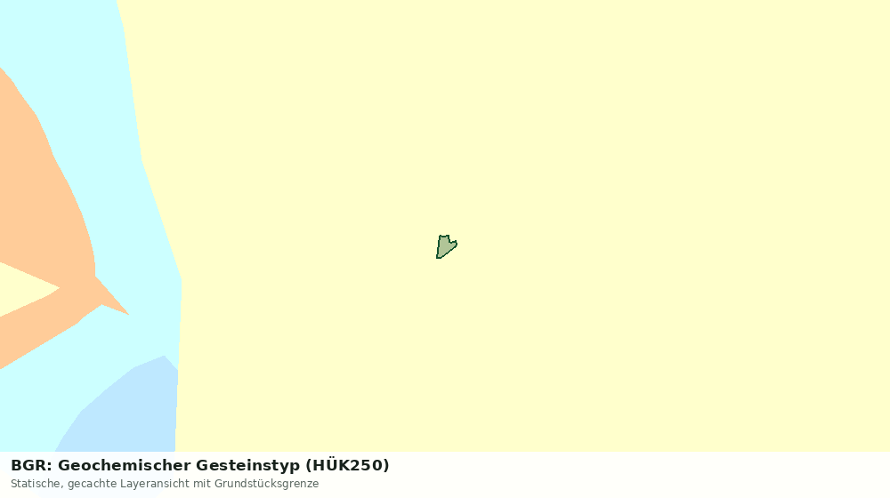 Statische Kartenansicht: BGR: Geochemischer Gesteinstyp (HÜK250)