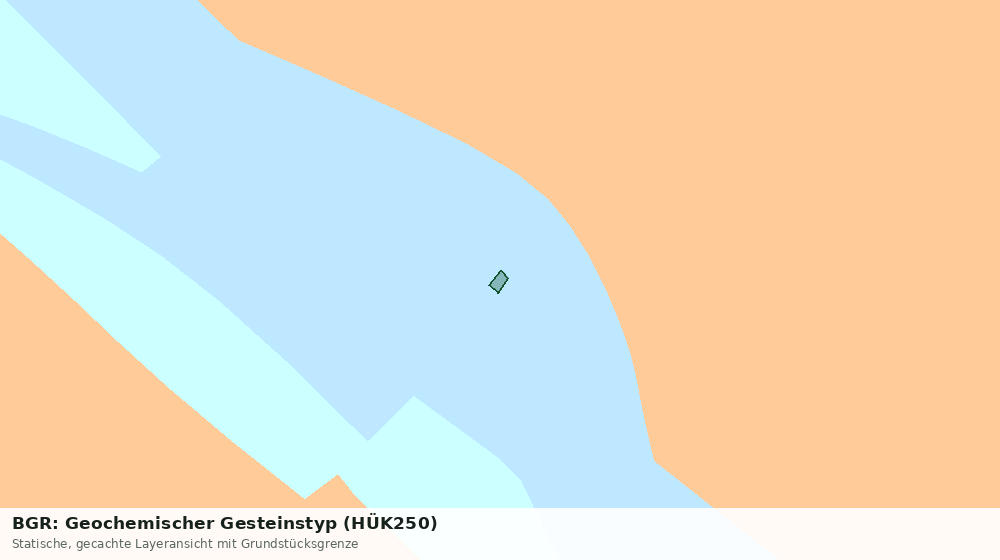 Statische Kartenansicht: BGR: Geochemischer Gesteinstyp (HÜK250)