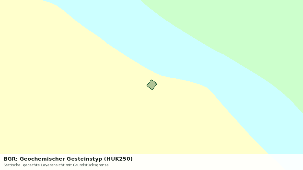 Statische Kartenansicht: BGR: Geochemischer Gesteinstyp (HÜK250)