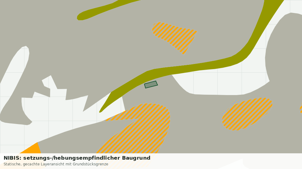 Statische Kartenansicht: NIBIS: setzungs-/hebungsempfindlicher Baugrund