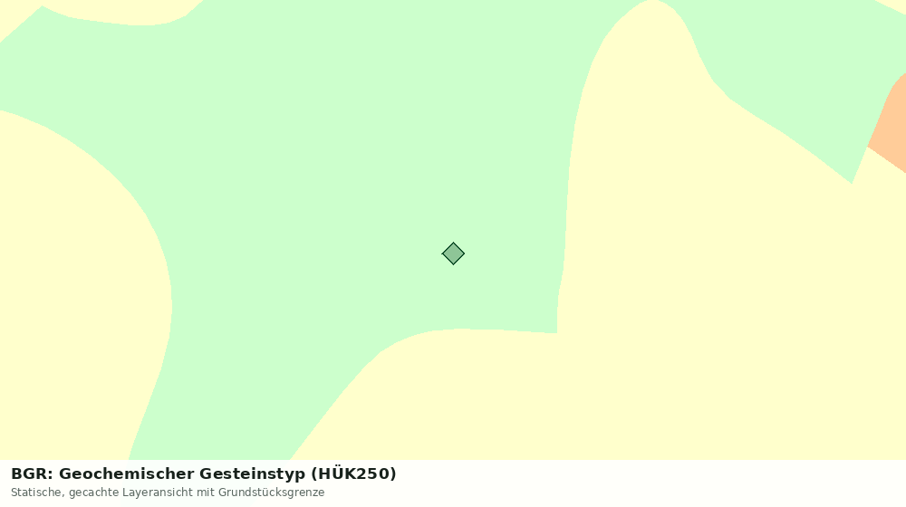 Statische Kartenansicht: BGR: Geochemischer Gesteinstyp (HÜK250)